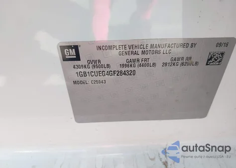 2016 Chevrolet Silverado 2500Hd Wt из США, поврежденный, VIN 1GB1CUEG4GF284320